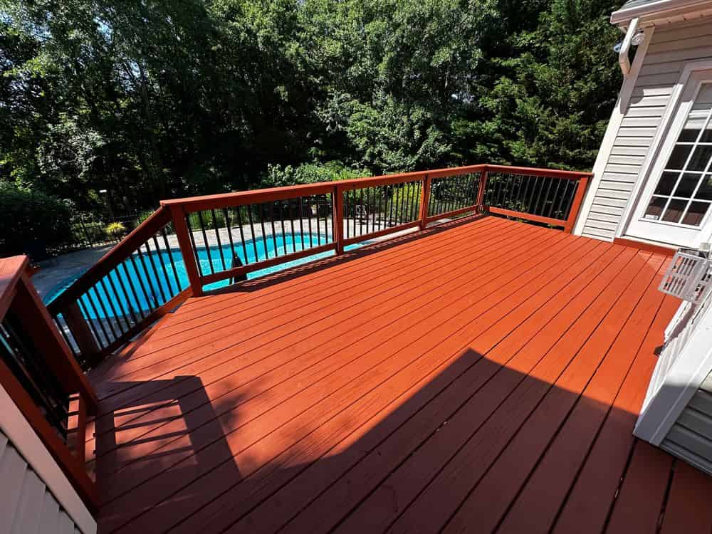Deck Staining image