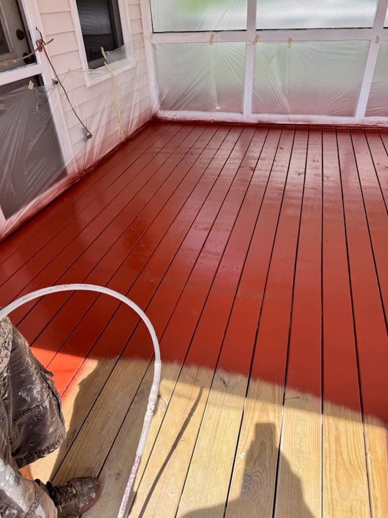 Stunning Deck Makeover by Big M Power Washing image