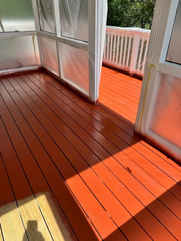 Gallery photos for Stunning Deck Makeover by Big M Power Washing: Image #1
