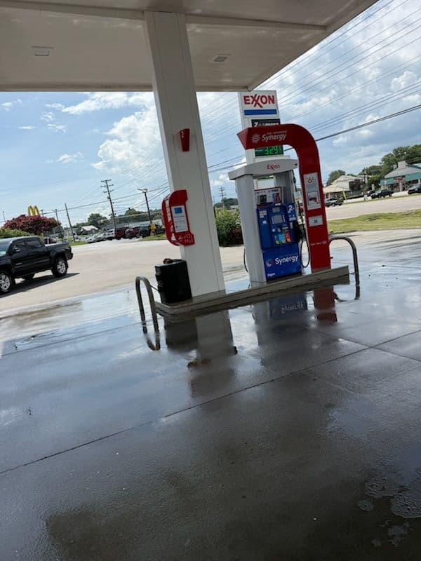 Project Exxon Station Shine with Big M Power Washing image